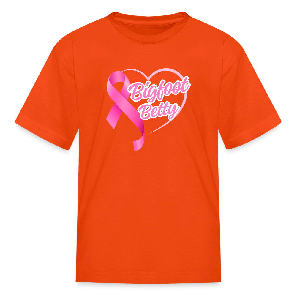 Kids' T-Shirt - BFB Pink Ribbon - orange