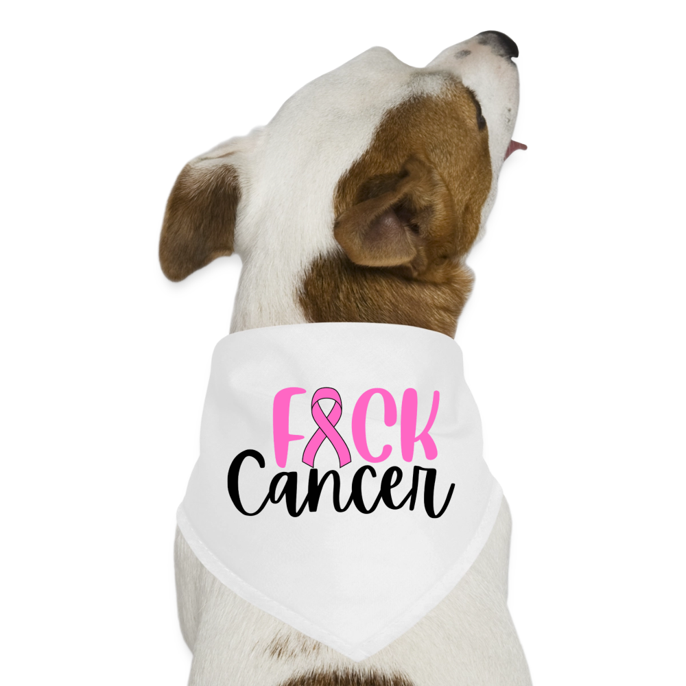 Dog Bandana - FK Cancer BFB - white