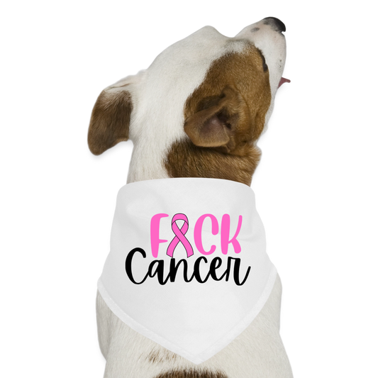 Dog Bandana - FK Cancer BFB - white