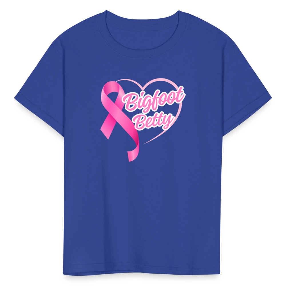 Kids' T-Shirt - BFB Pink Ribbon - royal blue