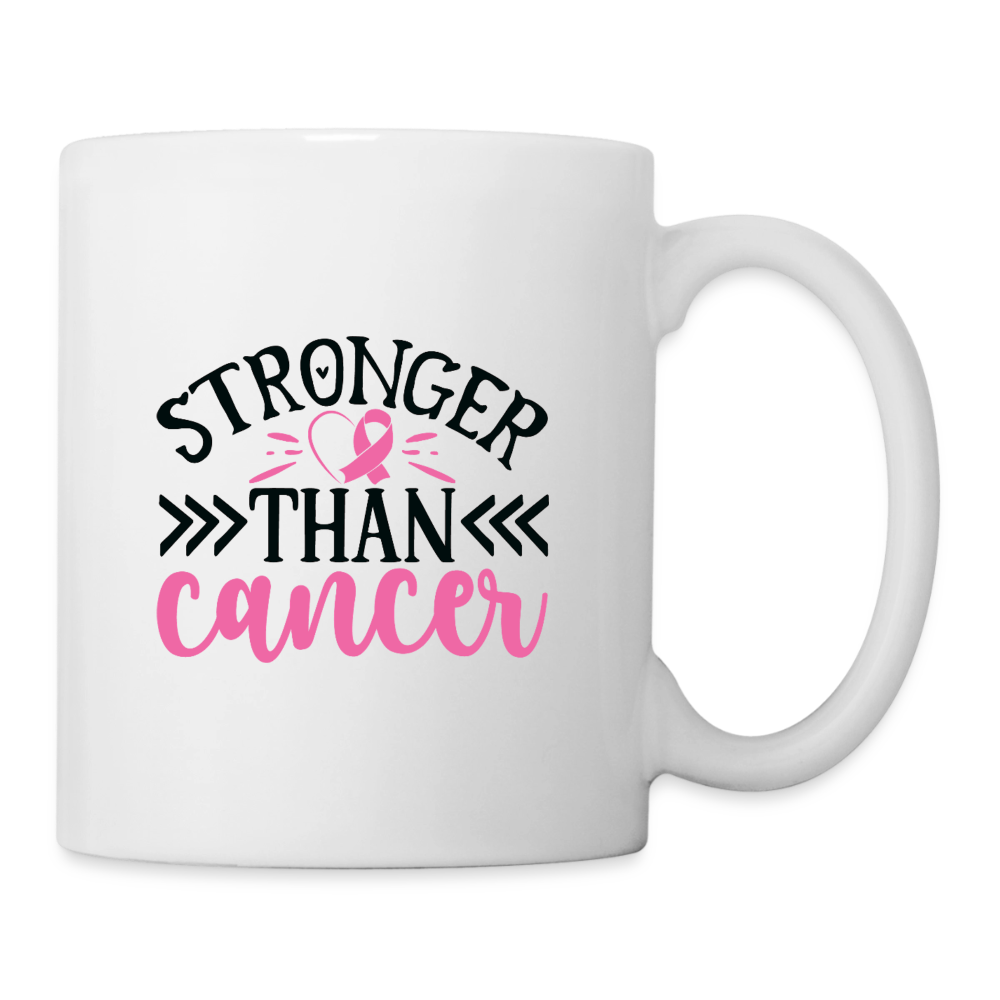 Stronger than Cancer Coffee/Tea Mug - white