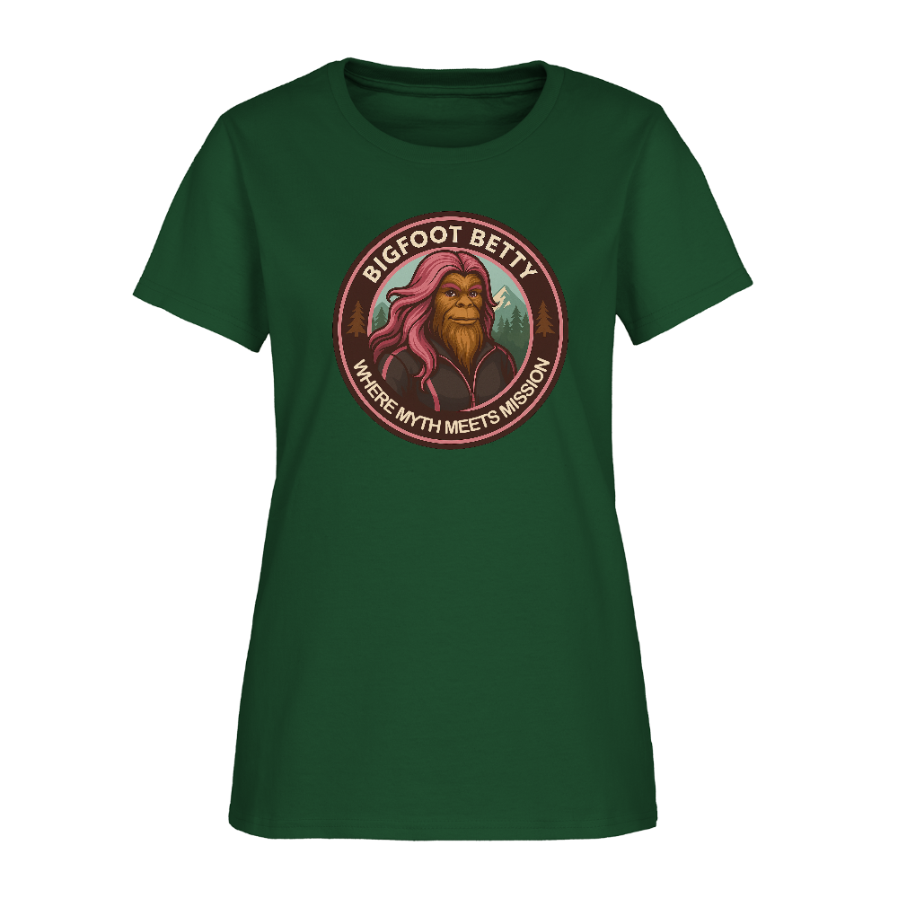 Women's T-Shirt - Where Myth Meets Mission (RETRO) - forest green