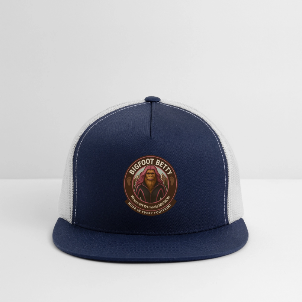 Trucker Hat - Hope in Every Footprint (RETRO) - navy/white