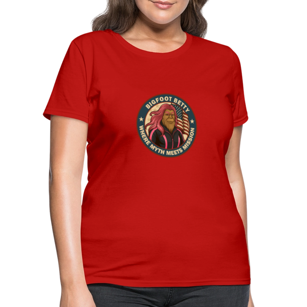 BFB July 4 - Badge Women's T-Shirt - red