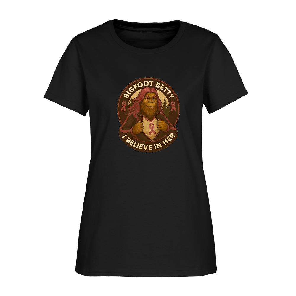 Women's T-Shirt - I Believe In Her (RETRO) - black