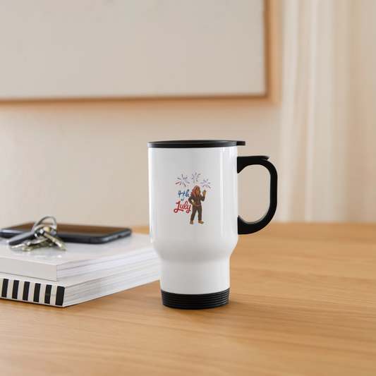 BFB July 4 - Fireworks Travel Mug - white