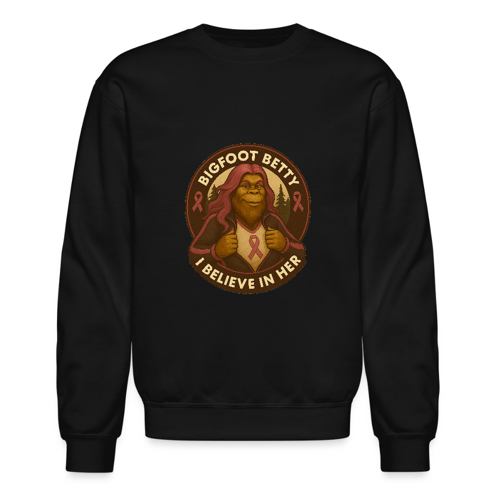 Crewneck Sweatshirt - Where Myth Meets Mission (RETRO) - black