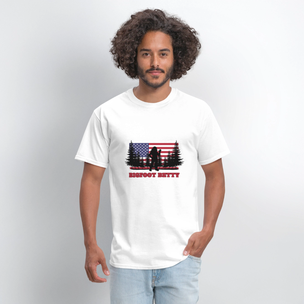 BFB July 4 - Forest Flag Unisex Classic T-Shirt - white
