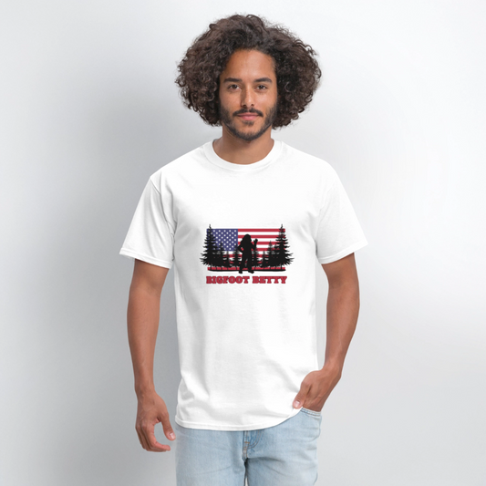 BFB July 4 - Forest Flag Unisex Classic T-Shirt - white