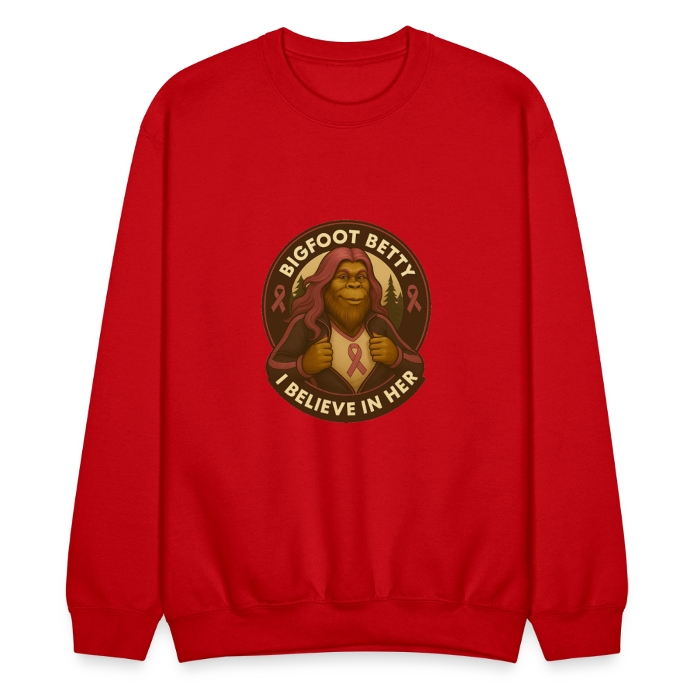 Crewneck Sweatshirt - Where Myth Meets Mission (RETRO) - red