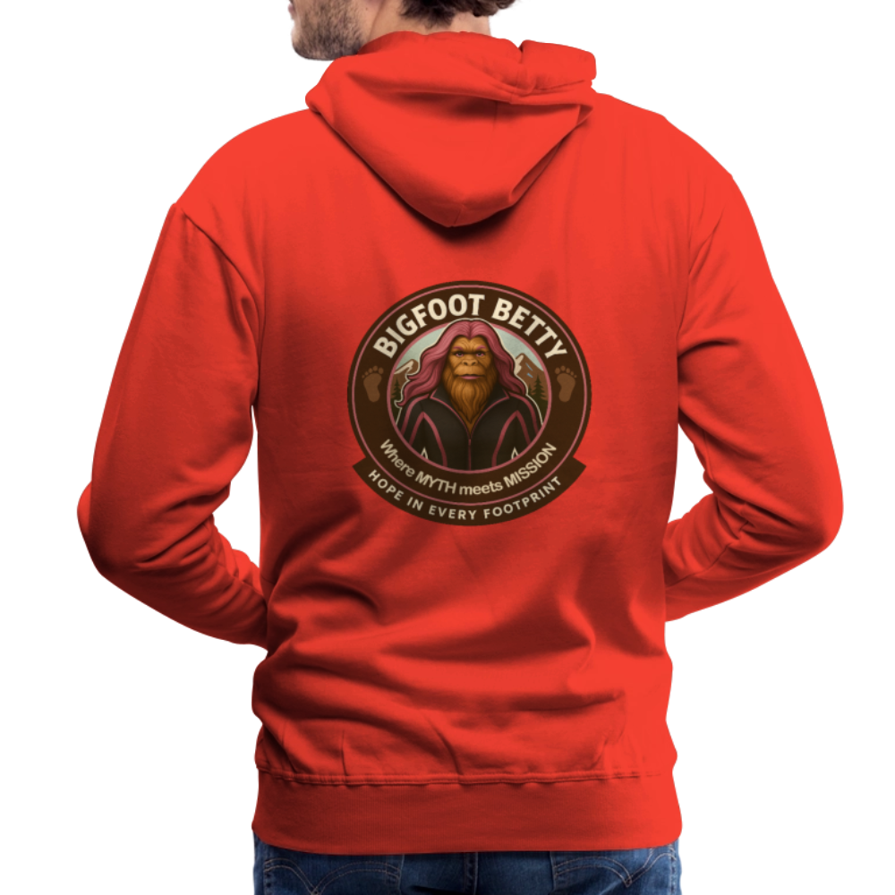 Men’s Premium Hoodie - I Believe In Her (F/B) (RETRO) - red