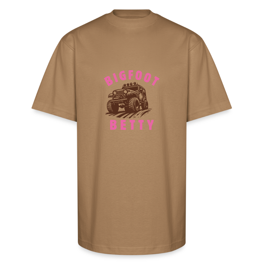 Unisex Oversized Heavyweight T-Shirt - BFB Jeep - khaki