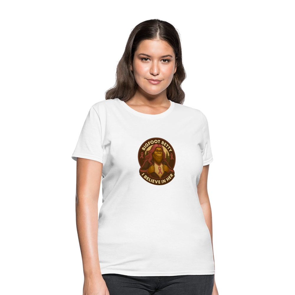 Women's T-Shirt - I Believe In Her (RETRO) - white
