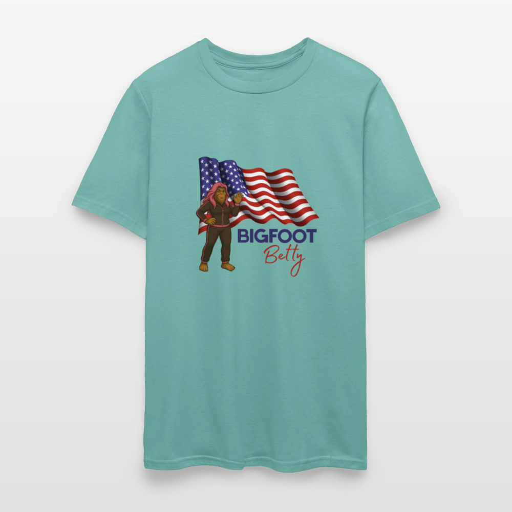 BFB July 4 -Waving Flag Unisex Classic T-Shirt - aquatic