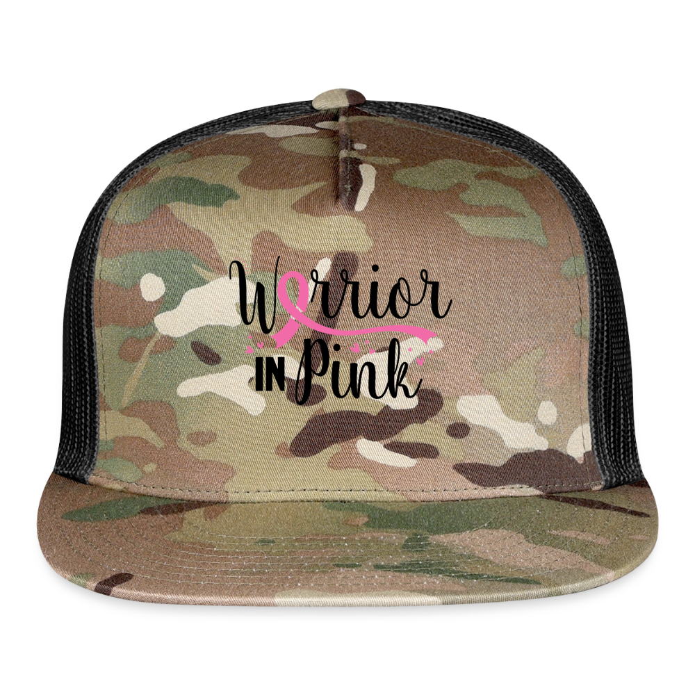Warrior in Pink Trucker Hat - MultiCam\black