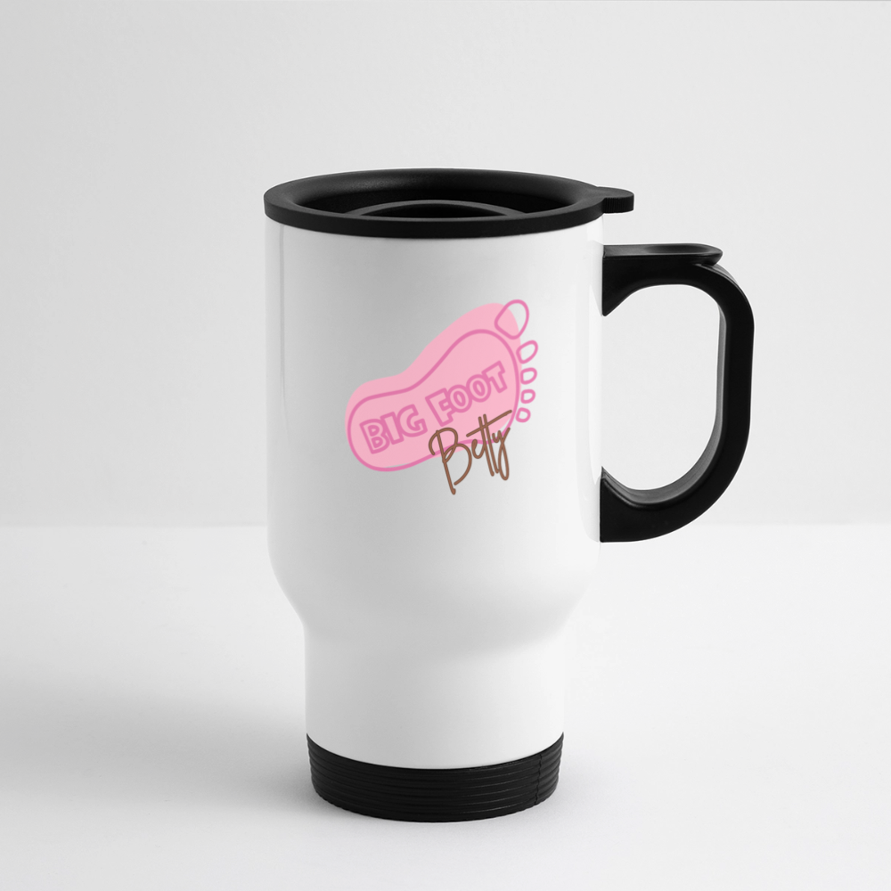 Travel Mug - BFB FootPrint - white