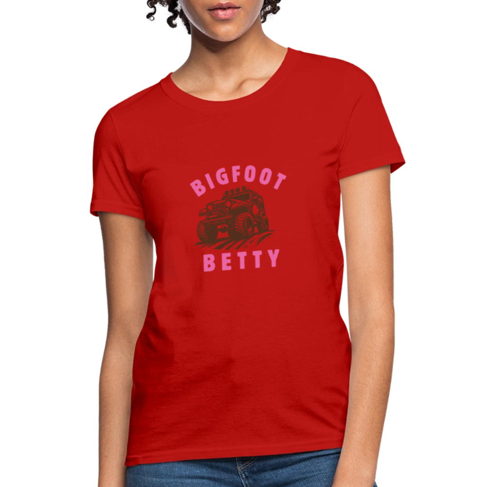 Women's T-Shirt - BFB Jeep - red