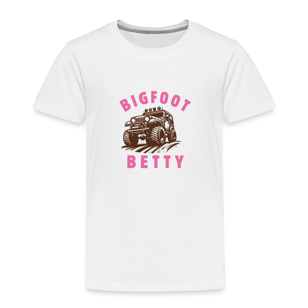 Toddler Premium T-Shirt - BFB Jeep - white