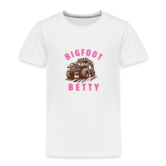 Toddler Premium T-Shirt - BFB Jeep - white