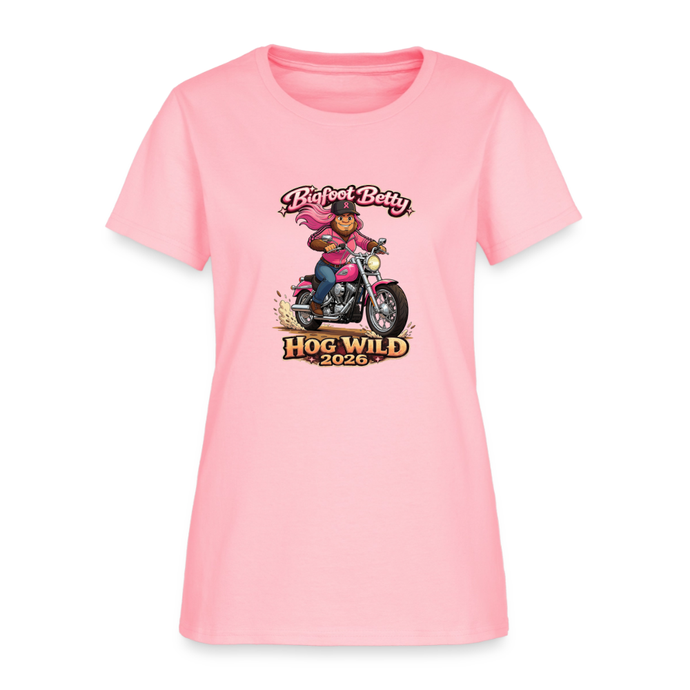 Women's T-Shirt - BFB Hog Wild - MOTORCYCLE - pink