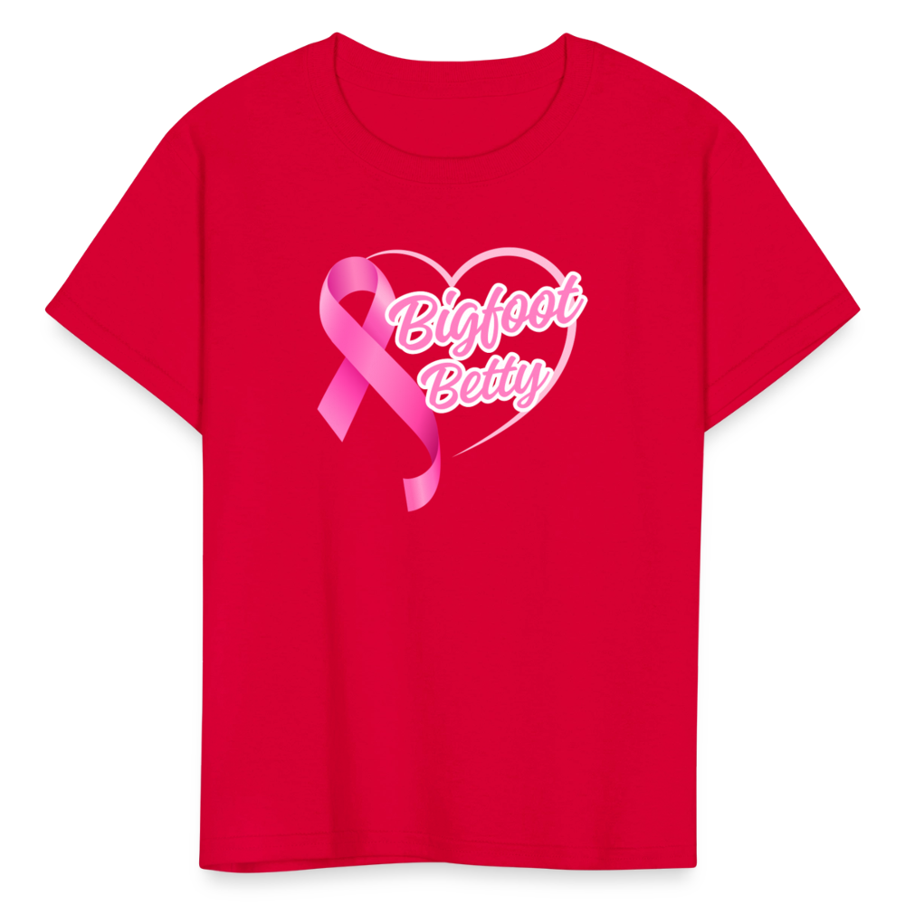 Kids' T-Shirt - BFB Pink Ribbon - red