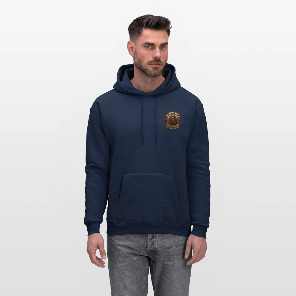 Men's Hoodie - Hope in Every Footprint (F/B) (RETRO) - navy