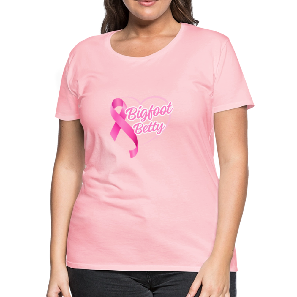 Women’s Premium T-Shirt - BFB Pink Ribbon - pink
