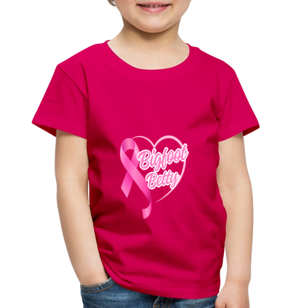 Toddler Premium T-Shirt - BFB Pink Ribbon - dark pink