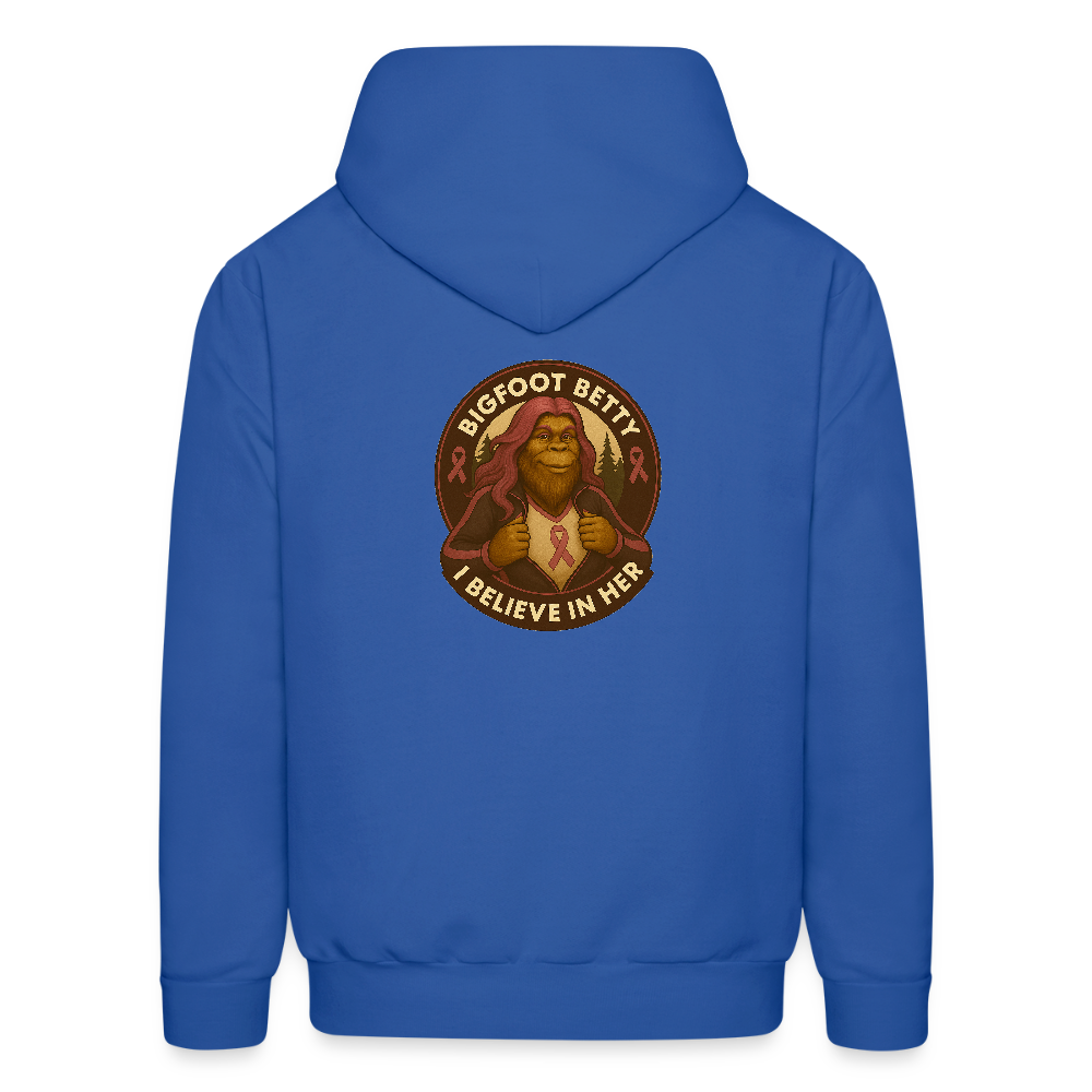 Men's Hoodie - I Believe In Her (RETRO) - royal blue