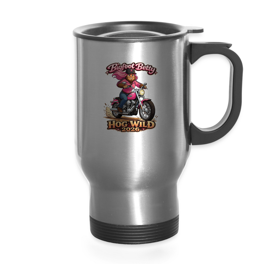 Travel Mug - BFB Hog Wild - MOTORCYCLE - silver