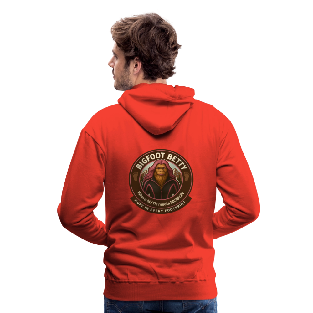 Men’s Premium Hoodie - I Believe In Her (F/B) (RETRO) - red