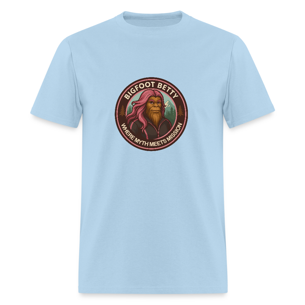 Unisex Classic T-Shirt - Where Myth Meets Mission (RETRO) - powder blue