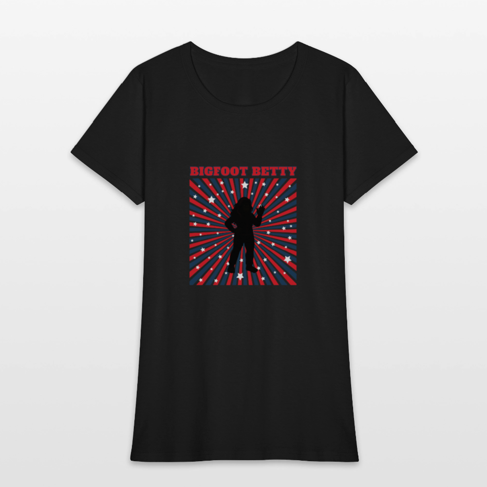 BFB July 4 - Starburst Women's T-Shirt - black