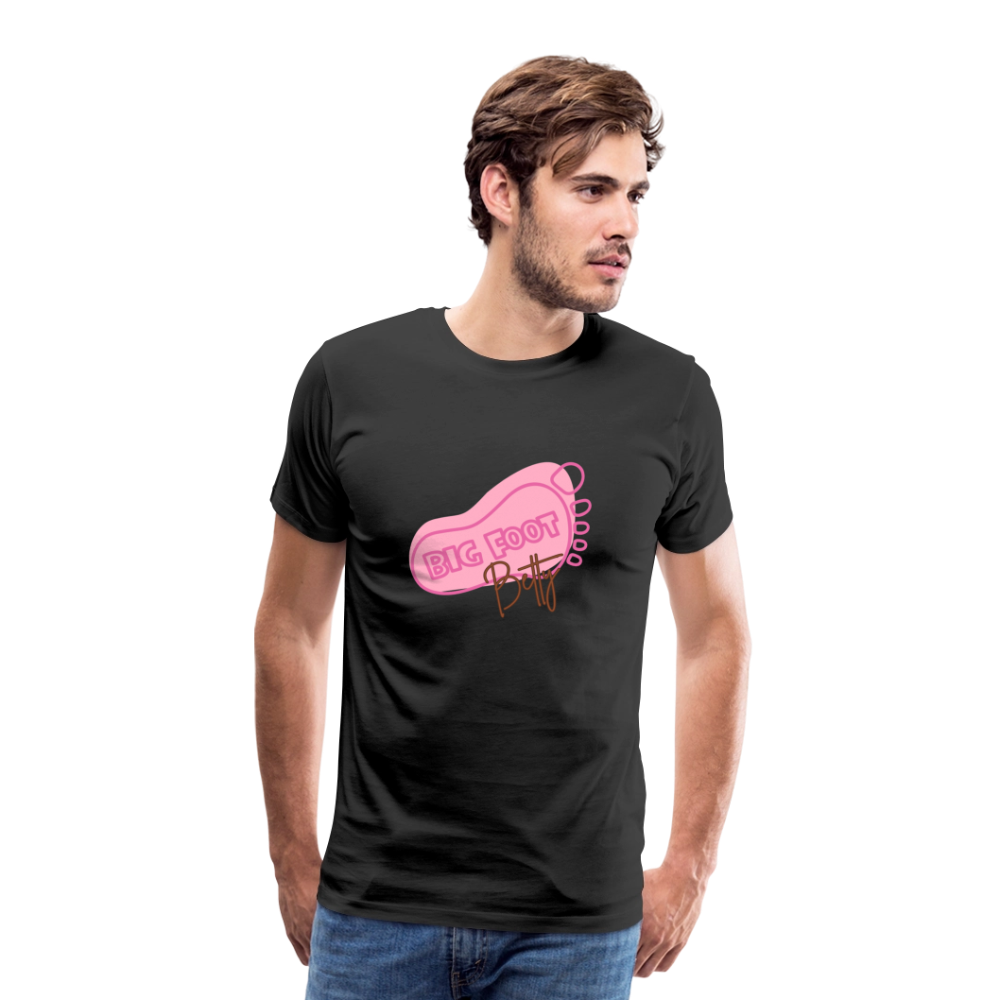 Men's Premium T-Shirt - BFB FootPrint - black