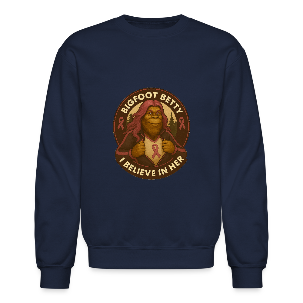 Crewneck Sweatshirt - Where Myth Meets Mission (RETRO) - navy