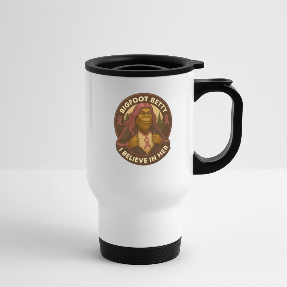 Travel Mug - I Believe In Her  (RETRO) - white