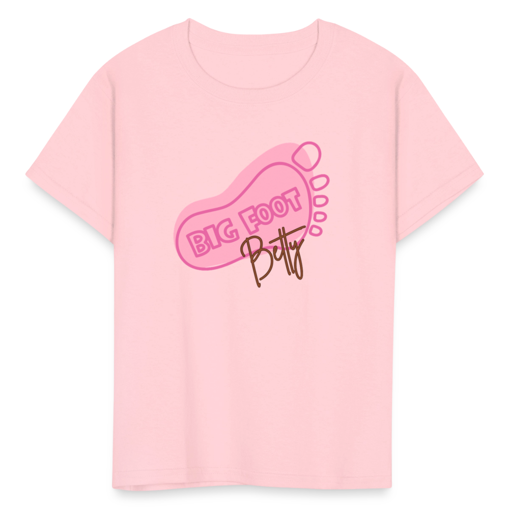 Kids' T-Shirt - BFB FootPrint - pink