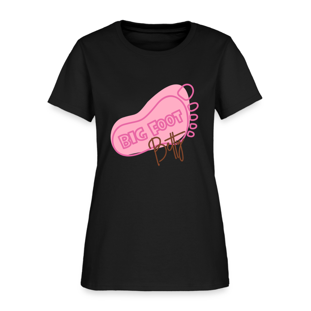 Women's T-Shirt - BFB FootPrint - black