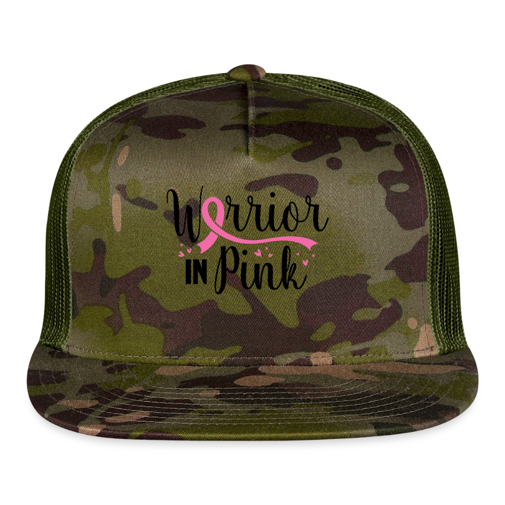 Warrior in Pink Trucker Hat - MultiCam\green