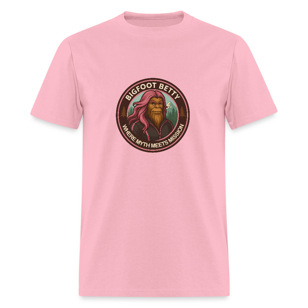 Unisex Classic T-Shirt - Where Myth Meets Mission (RETRO) - pink