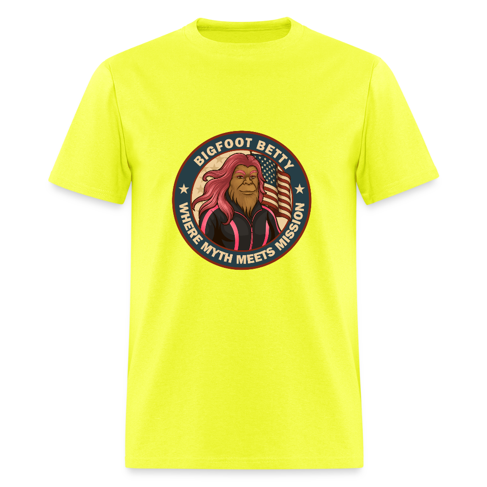 BFB July 4 - Badge Unisex Classic T-Shirt - safety green