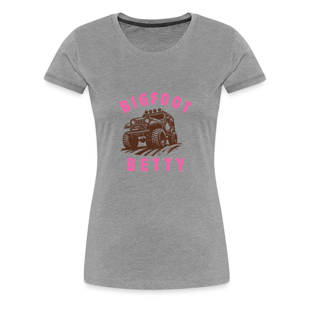 Women’s Premium T-Shirt - BFB Jeep - heather gray