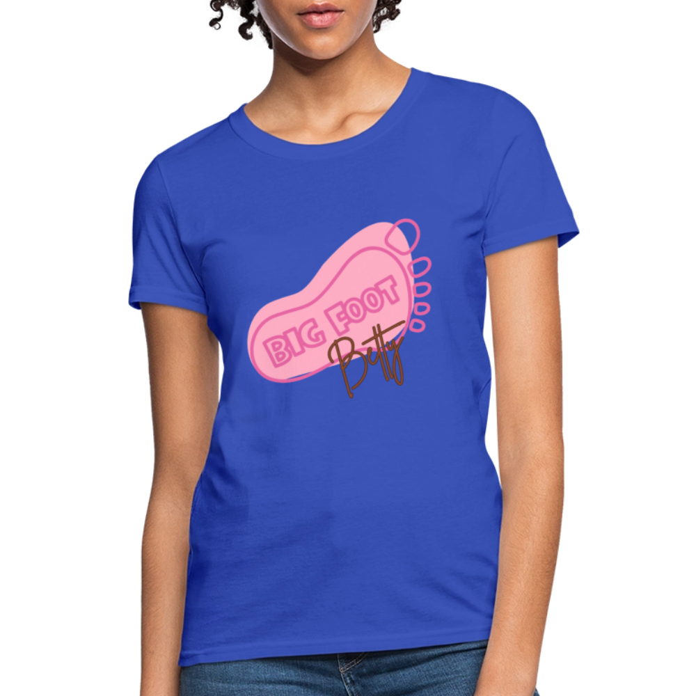Women's T-Shirt - BFB FootPrint - royal blue