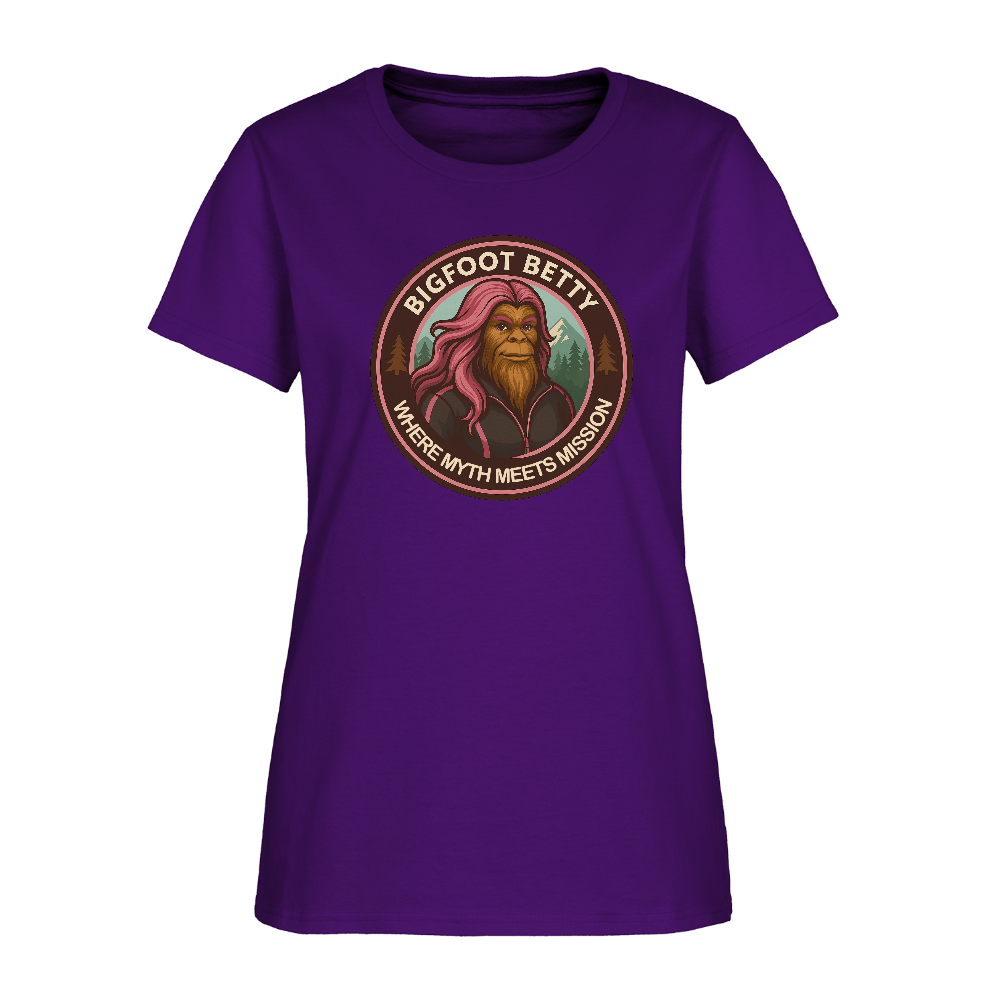 Women's T-Shirt - Where Myth Meets Mission (RETRO) - purple