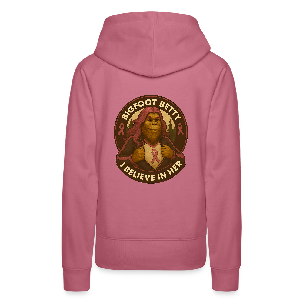 Women’s Premium Hoodie - I Believe In Her (RETRO) - mauve