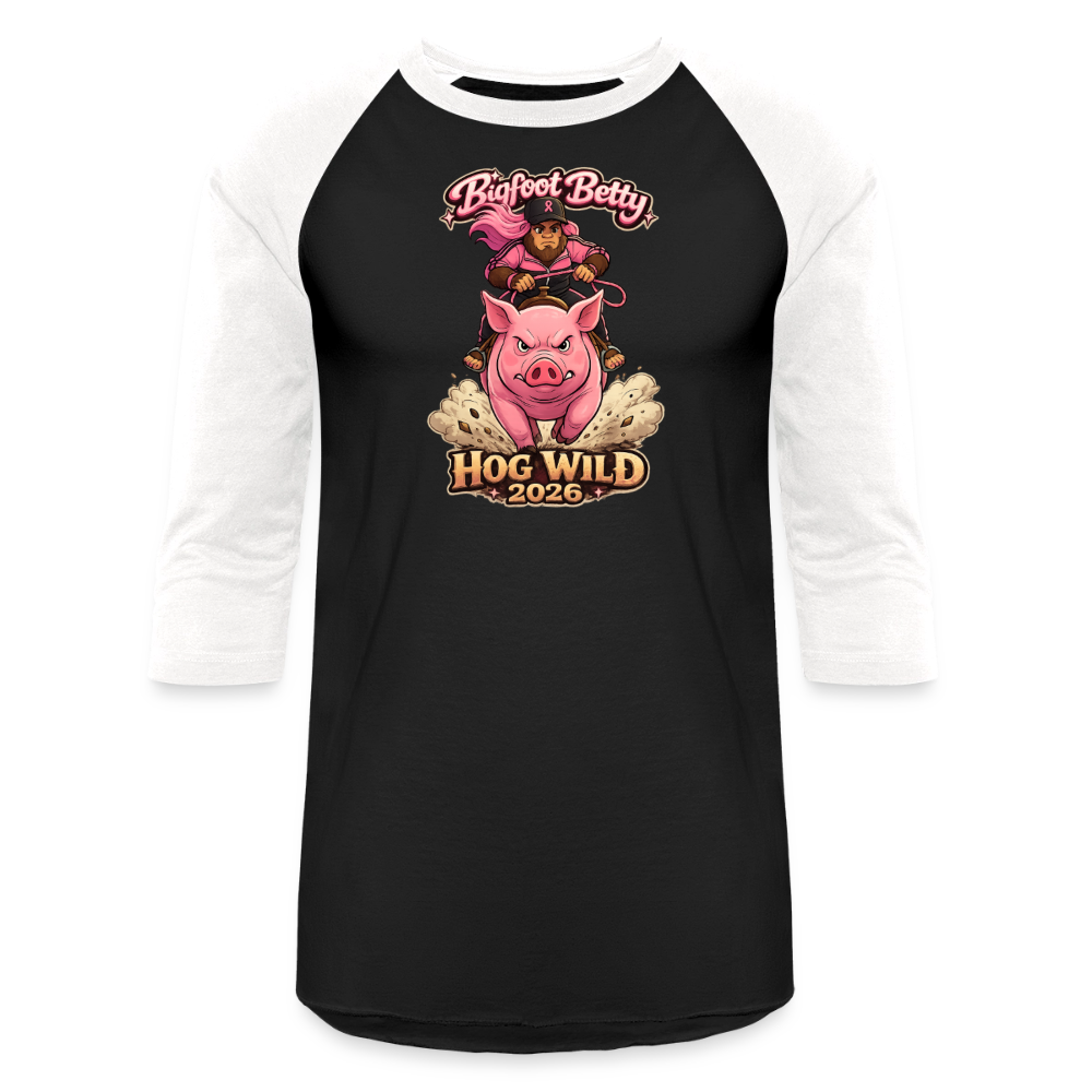 Baseball T-Shirt - BFB Hog Wild - HOG - black/white