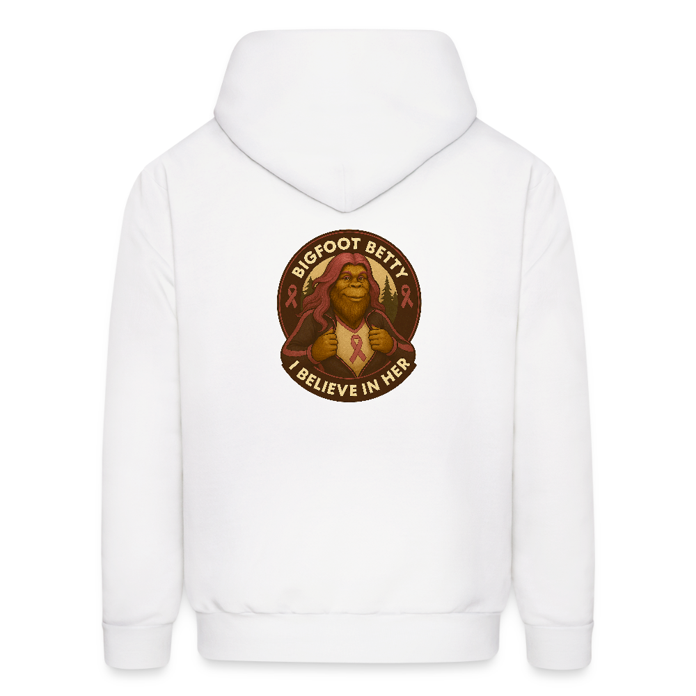 Men's Hoodie - I Believe In Her (RETRO) - white