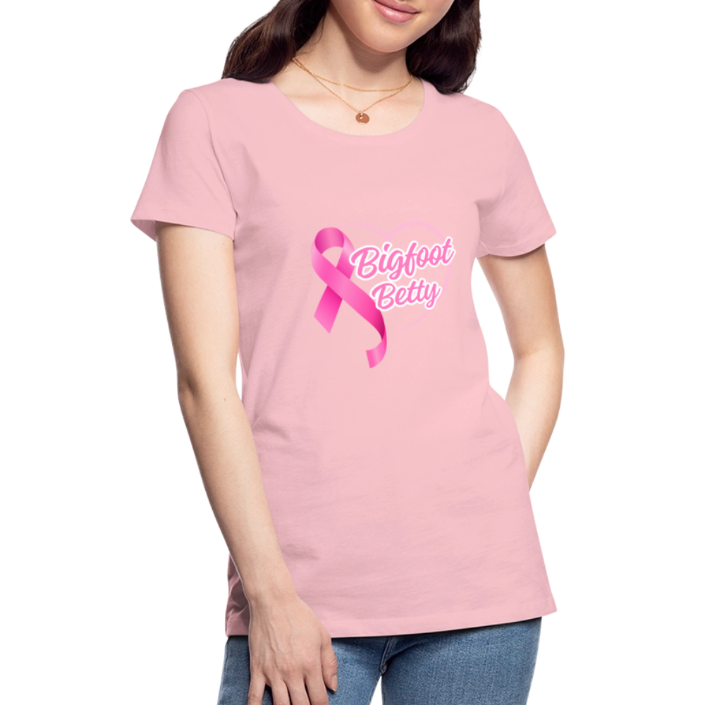 Women’s Premium T-Shirt - BFB Pink Ribbon - pink