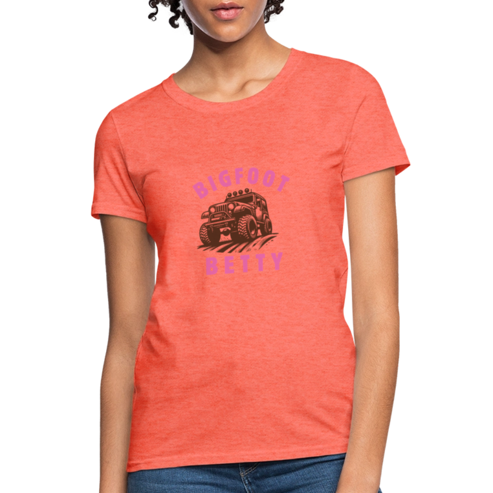 Women's T-Shirt - BFB Jeep - heather coral