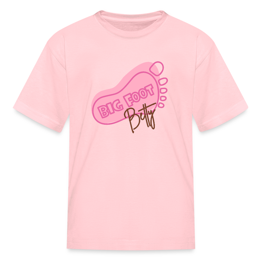 Kids' T-Shirt - BFB FootPrint - pink